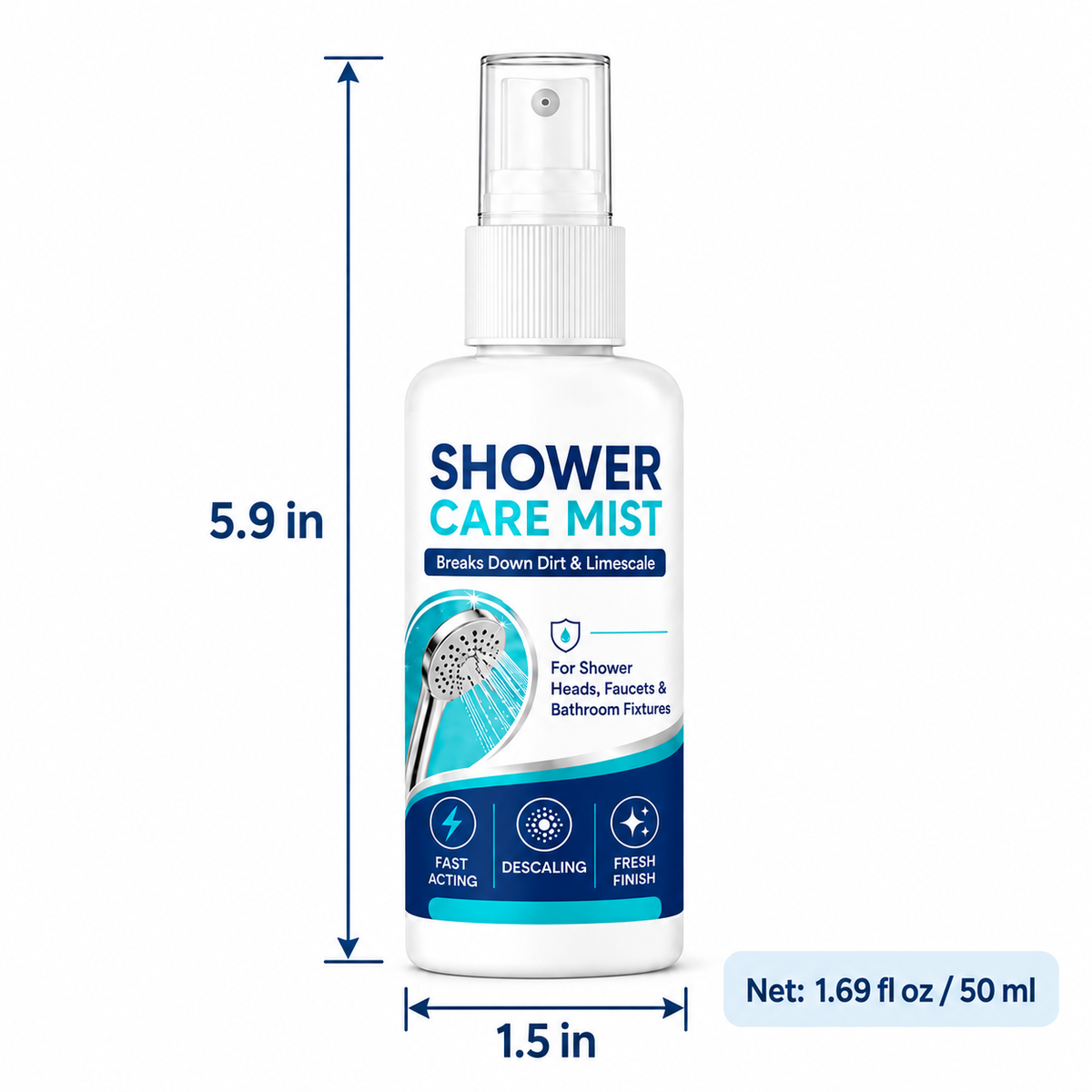 Fast-Acting Shower Limescale Remover Spray