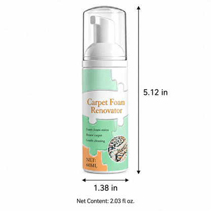 Waterless Carpet Foam Stain Remover with Towel